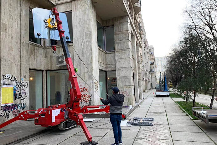 Obras de envidraçamento