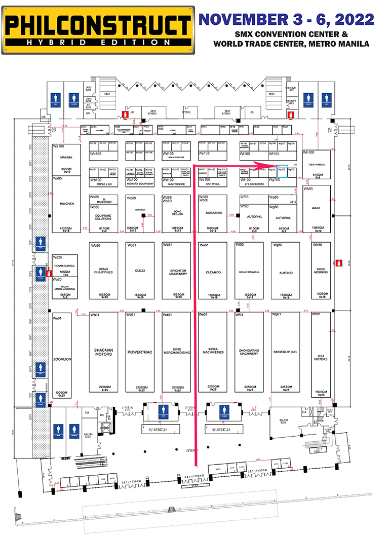 Emplacement du stand