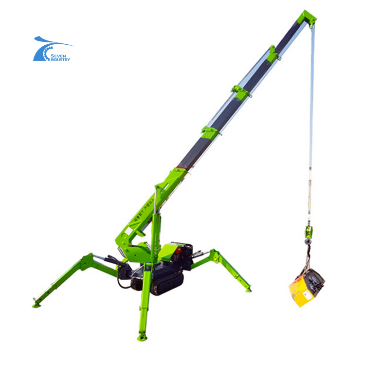 Mini crawler spider crane