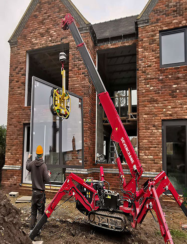 Equipamento de elevação revolucionário – Smiley Spider Crane!