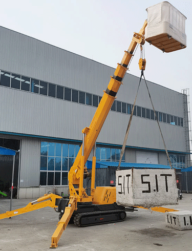 Russisk 3-tons spider Crane Forespørgsels- og Transaktionssag