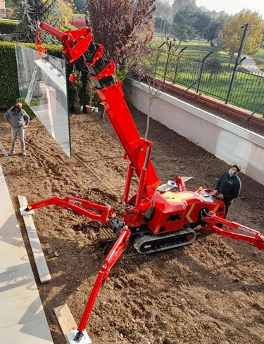 SEVENCRANE Spider Crane Produktegenskaper