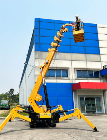 Ekspor Pabrik Cina 10 Ton Spider Crane Dapat Disesuaikan