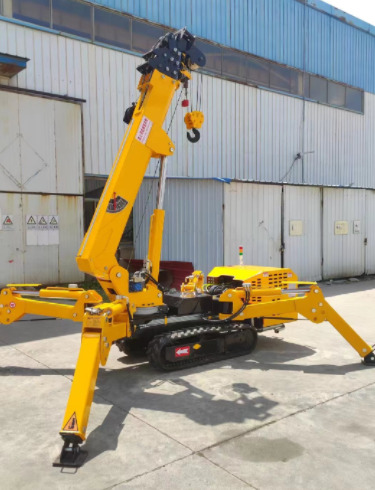 Hydraulic Telescopic Boom Lift 8 Ton Spider Crane